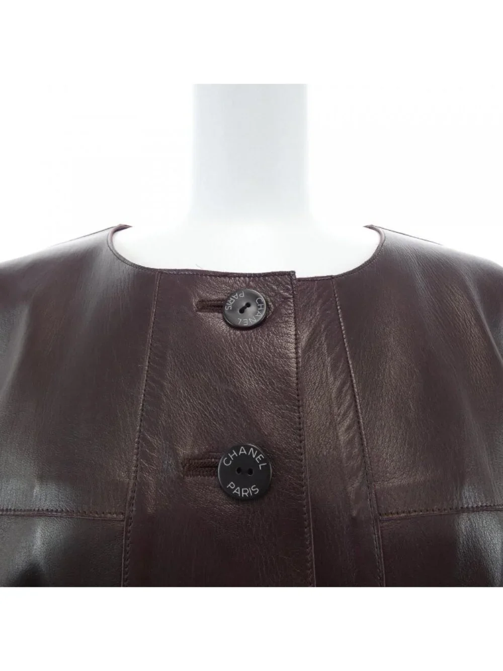 Chanel Vintage Leather Coat